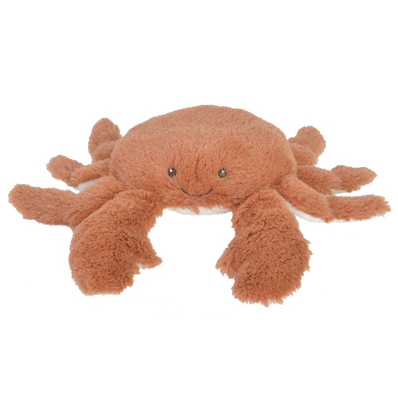  - chris crabe - peluche orange 25 cm 